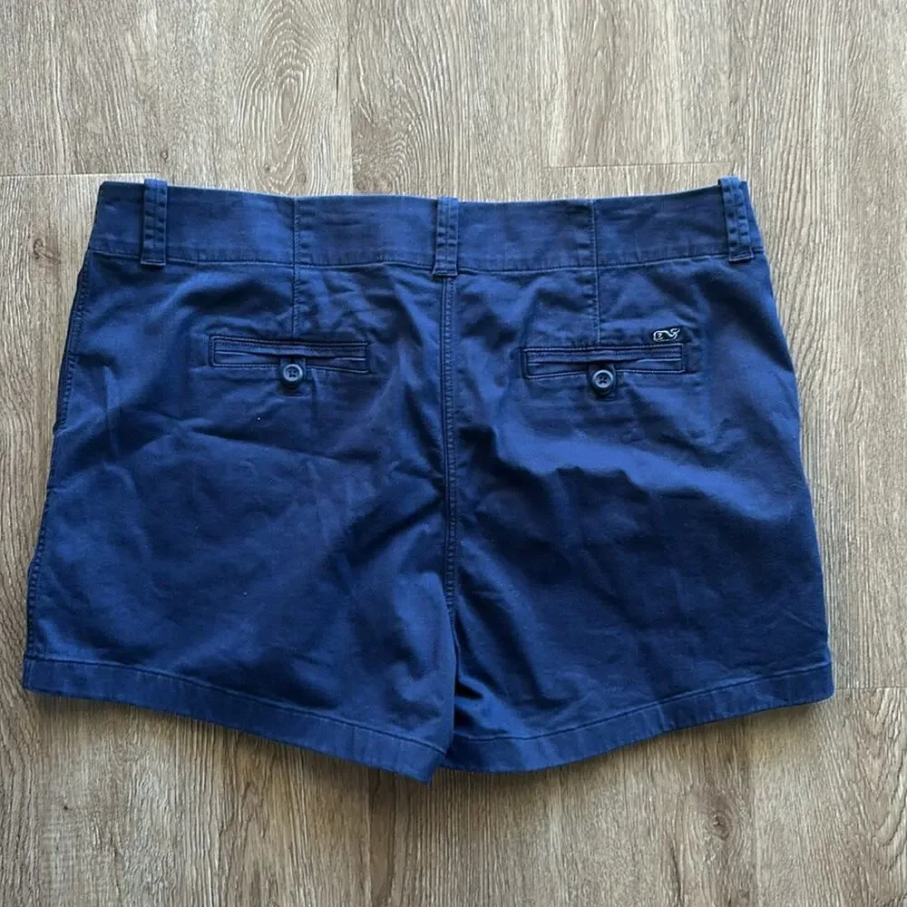 Vineyard Vines Herringbone Every Day Shorts Size‎ 16 Navy 3.5